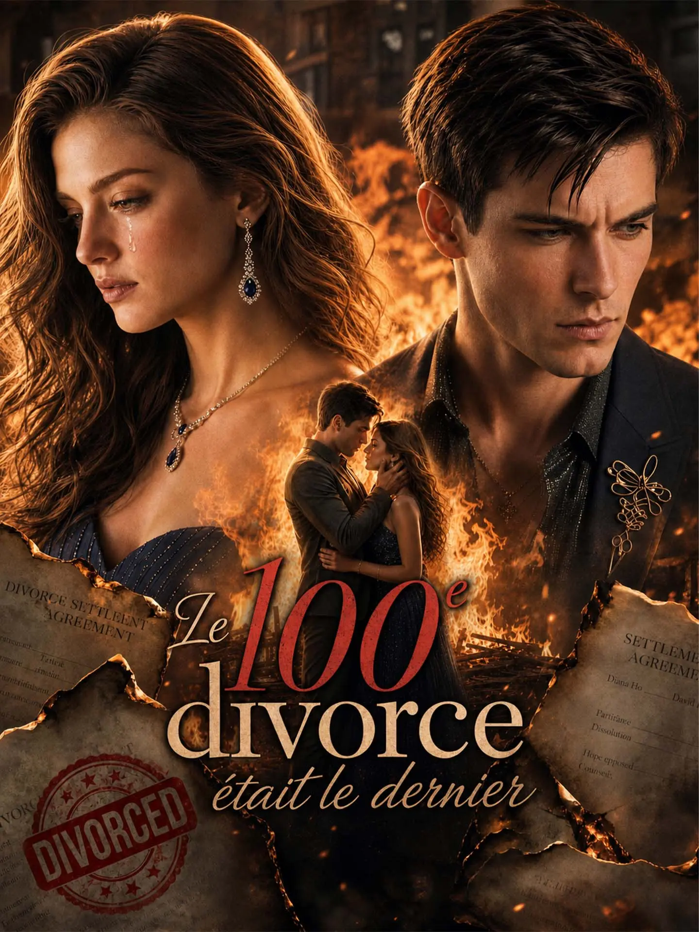 Le 100e divorce était le dernier short drama poster