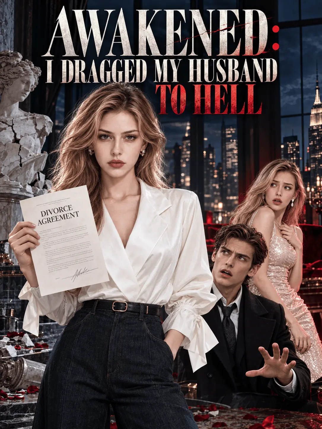 After Waking Up, I Drag the Scumbag Down to Hell short drama poster