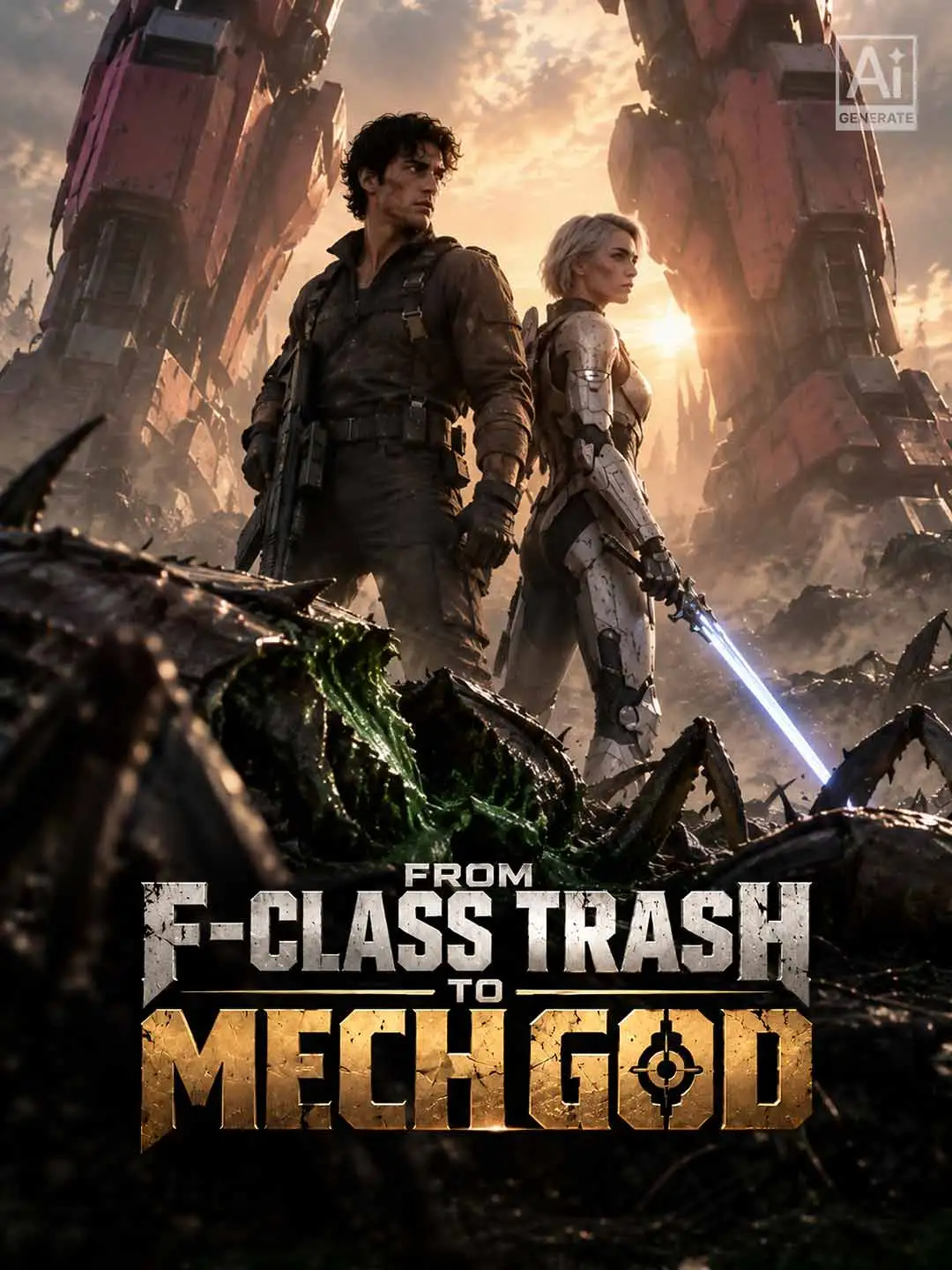 From F-Class Trash to Mech God short drama poster