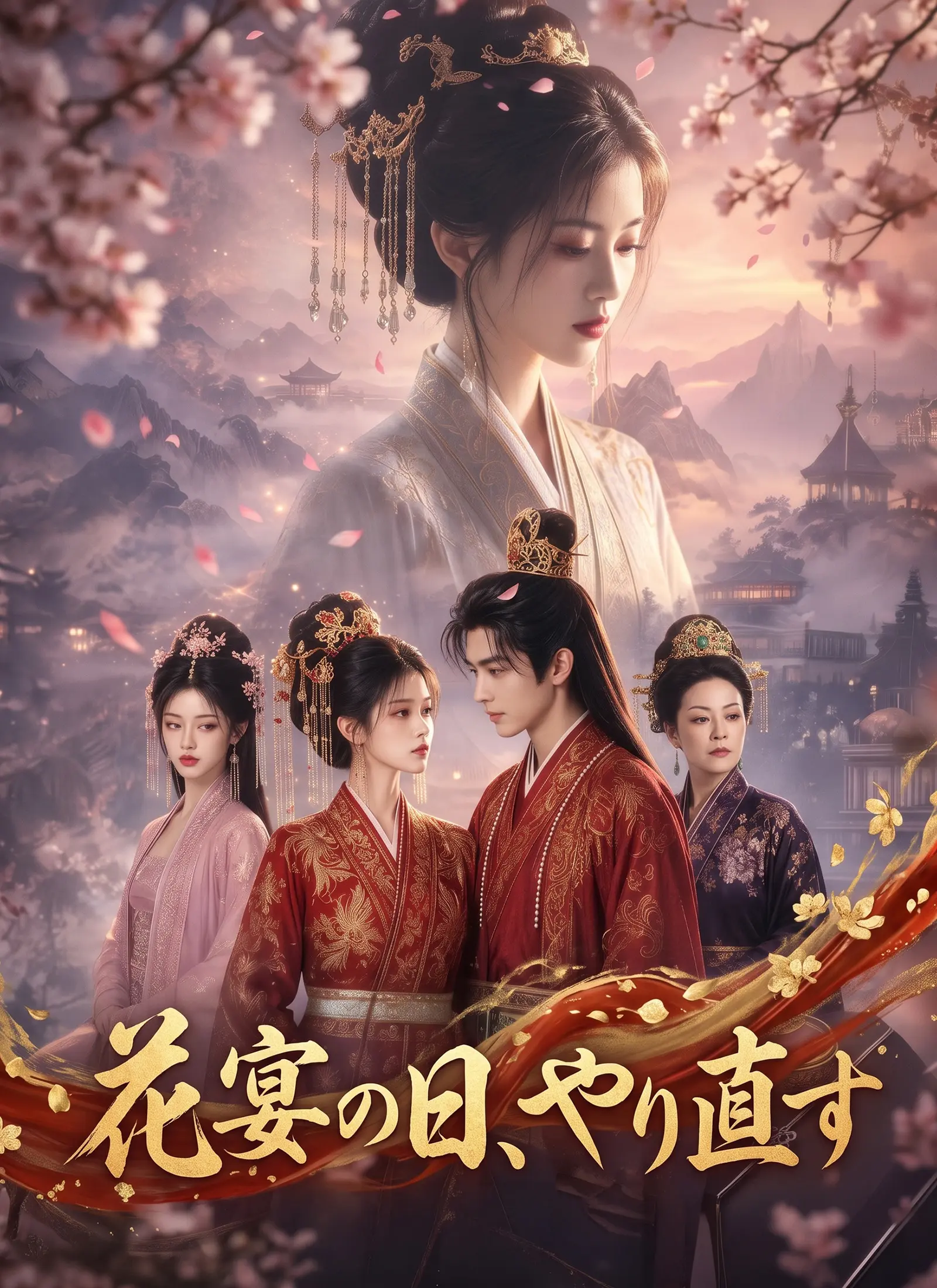 花宴の日、やり直す short drama poster