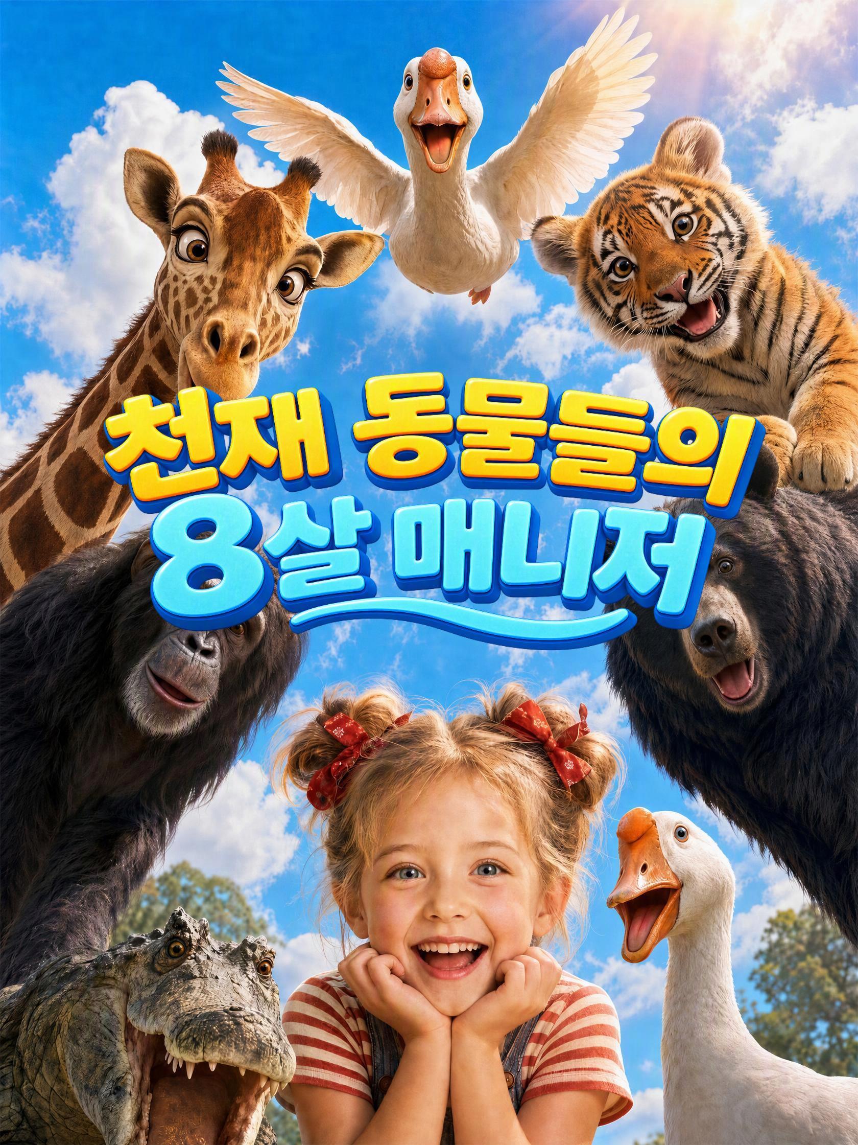 천재 동물들의 8살 매니저 short drama poster