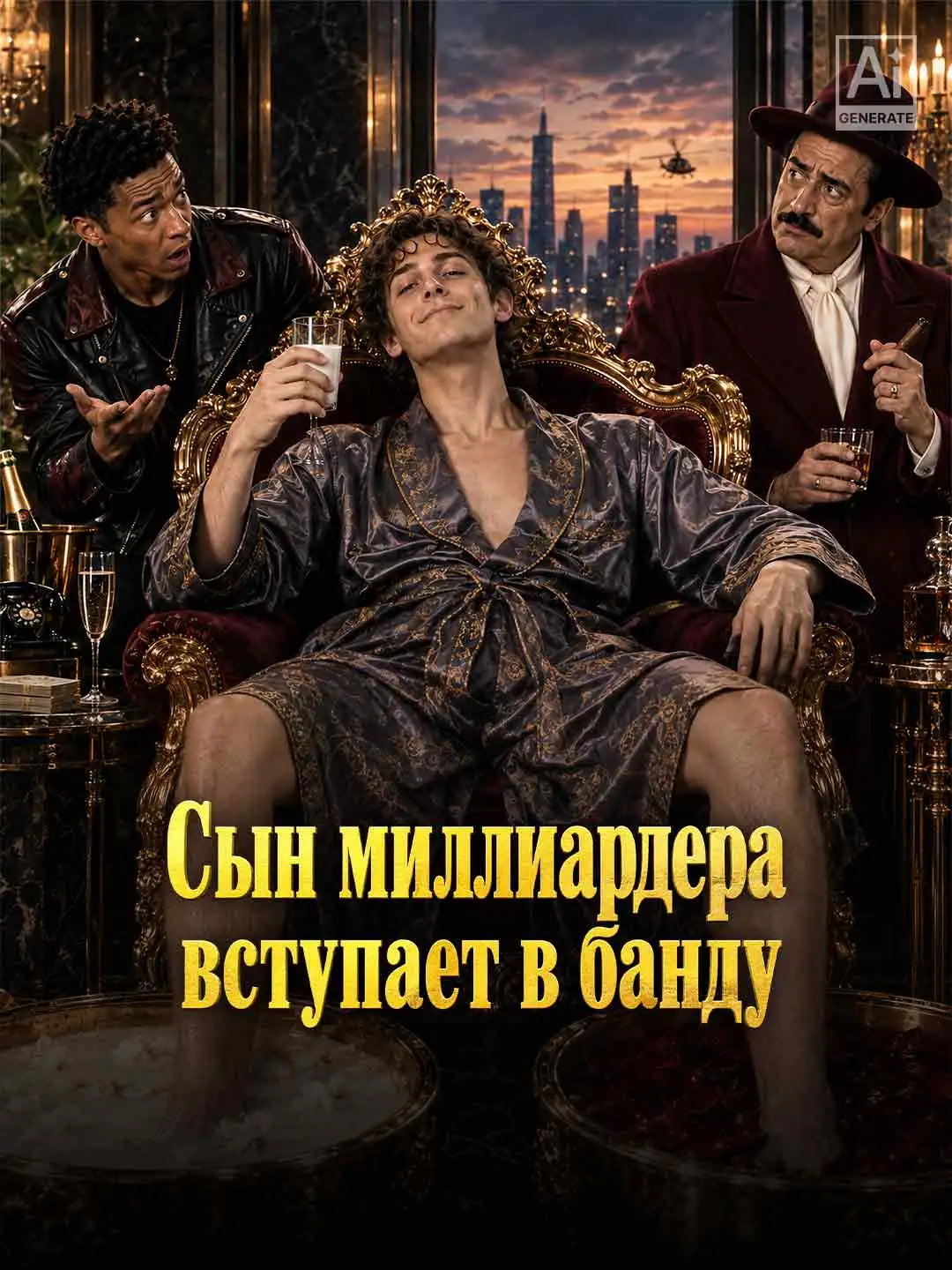 Сын миллиардера вступает в банду short drama poster