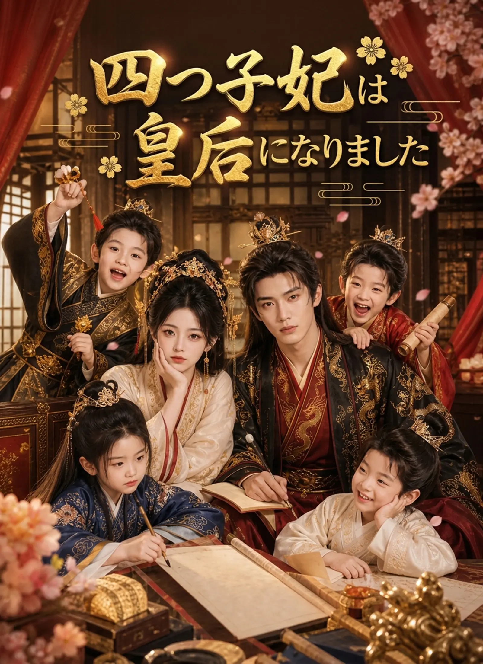 四つ子妃は皇后になりました short drama poster