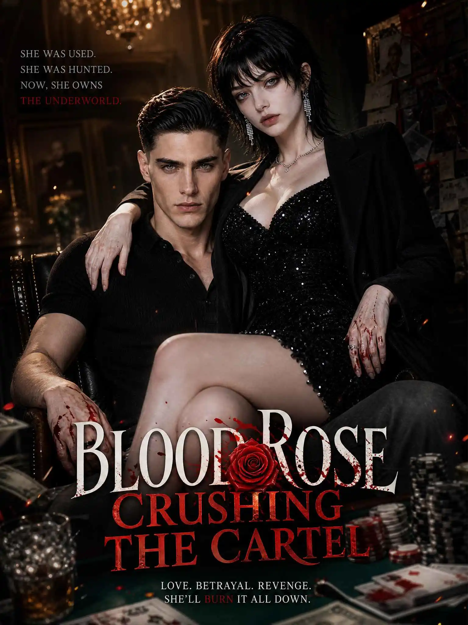 Blood Rose Crushing the Cartel short drama poster
