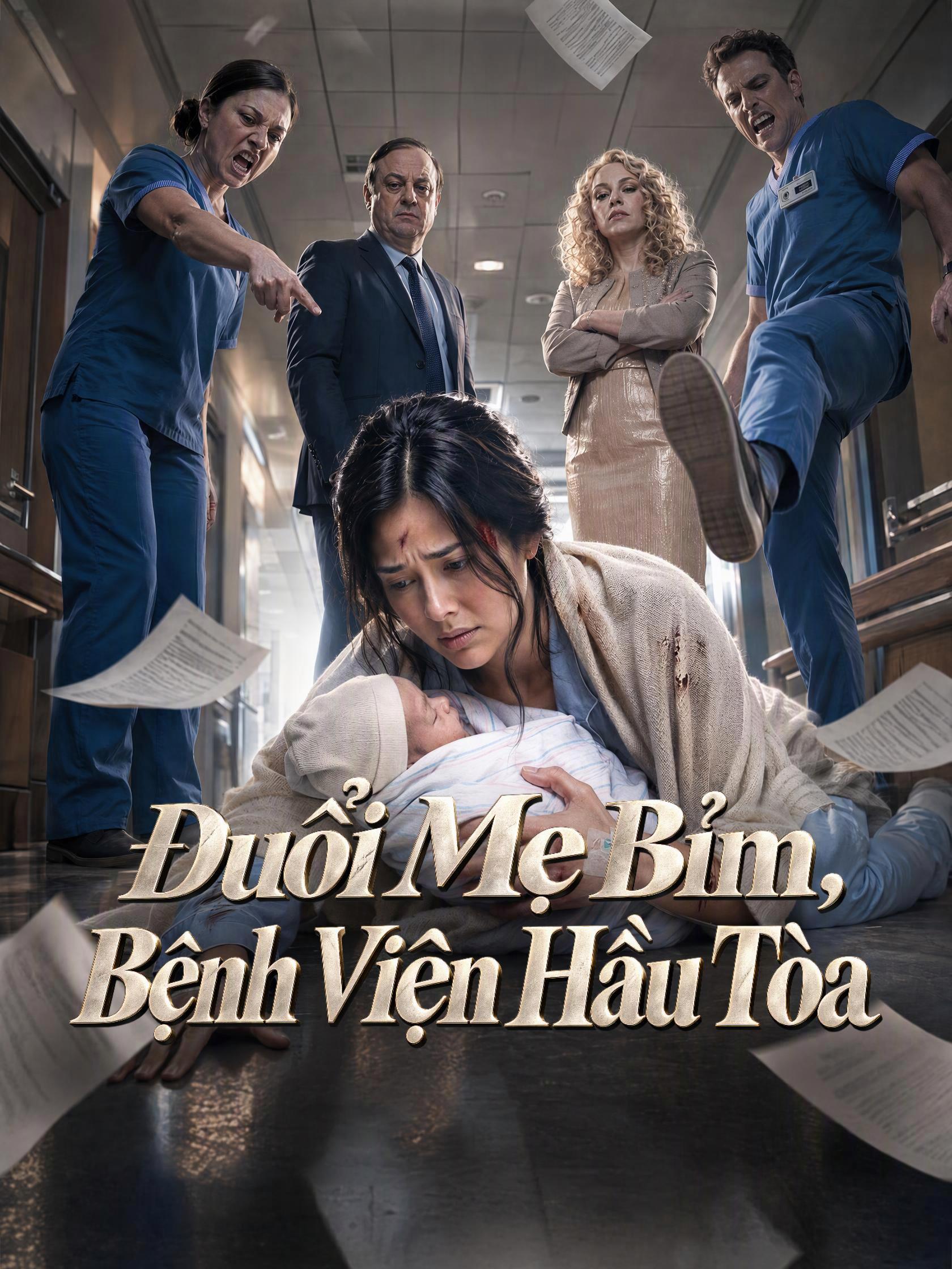 Đuổi Mẹ Bỉm, Bệnh Viện Hầu Tòa short drama poster