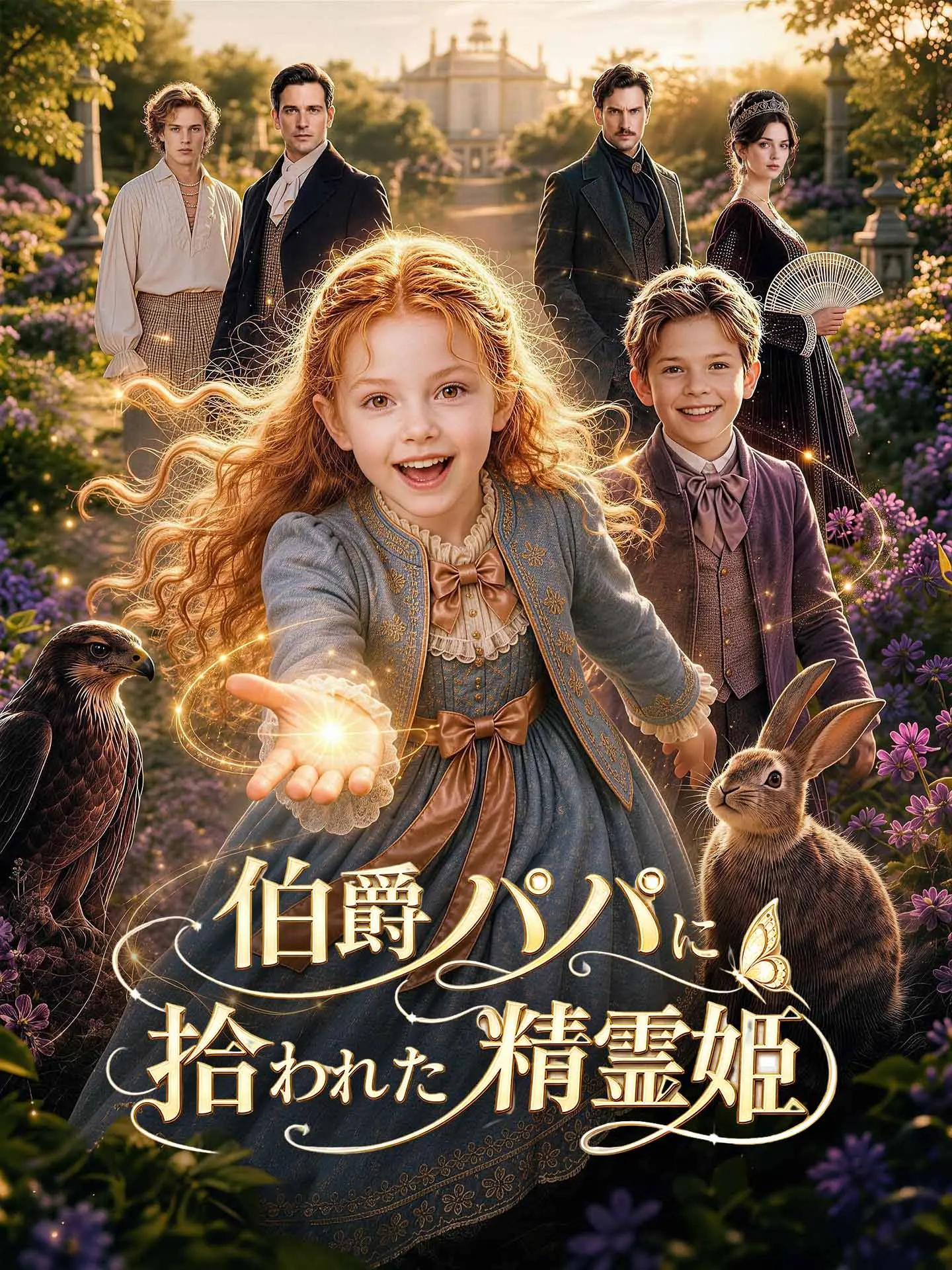 伯爵パパに拾われた精霊姫 short drama poster