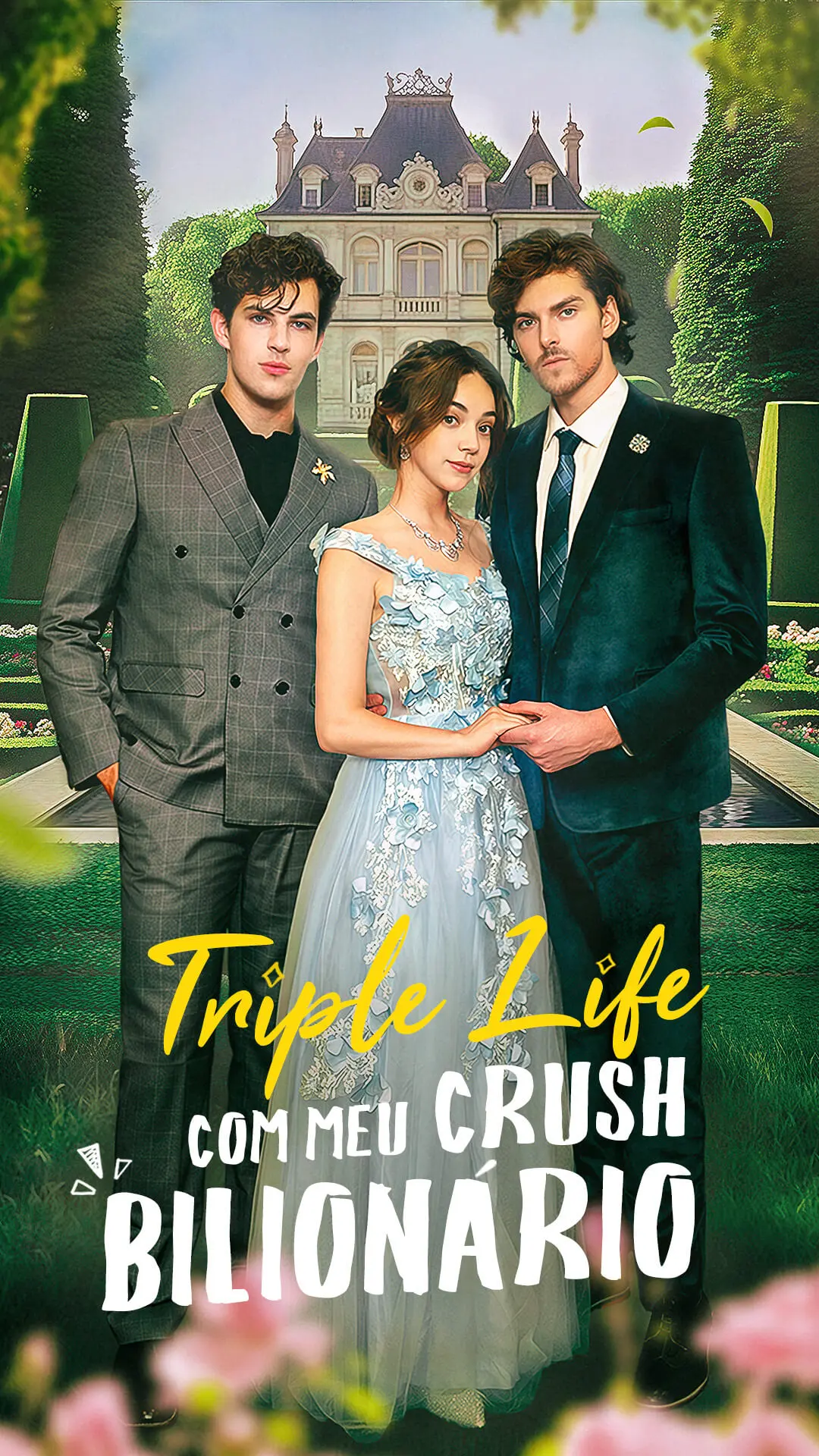 Triple Life com meu Crush Bilionário short drama poster