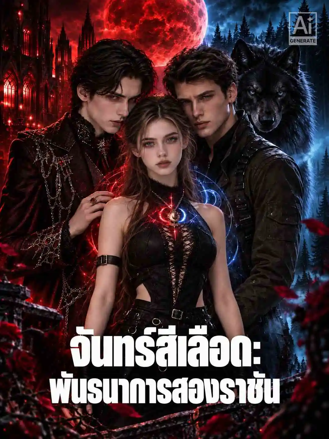 จันทร์สีเลือด: พันธนาการสองราชัน short drama poster