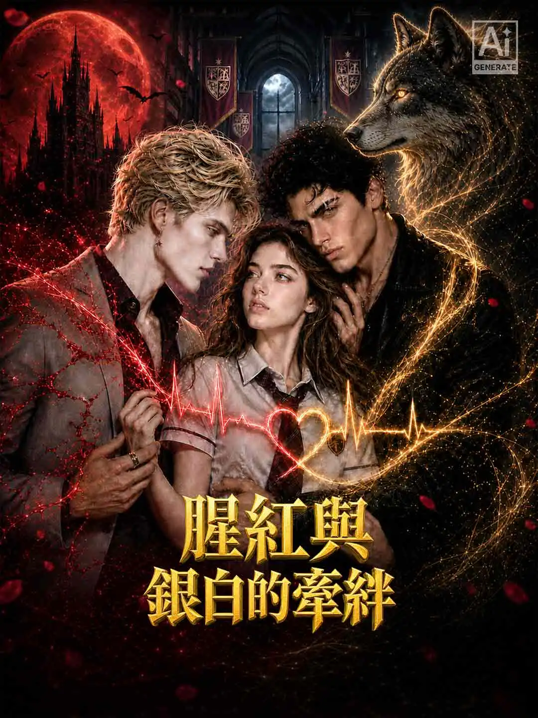 腥紅與銀白的牽絆 short drama poster
