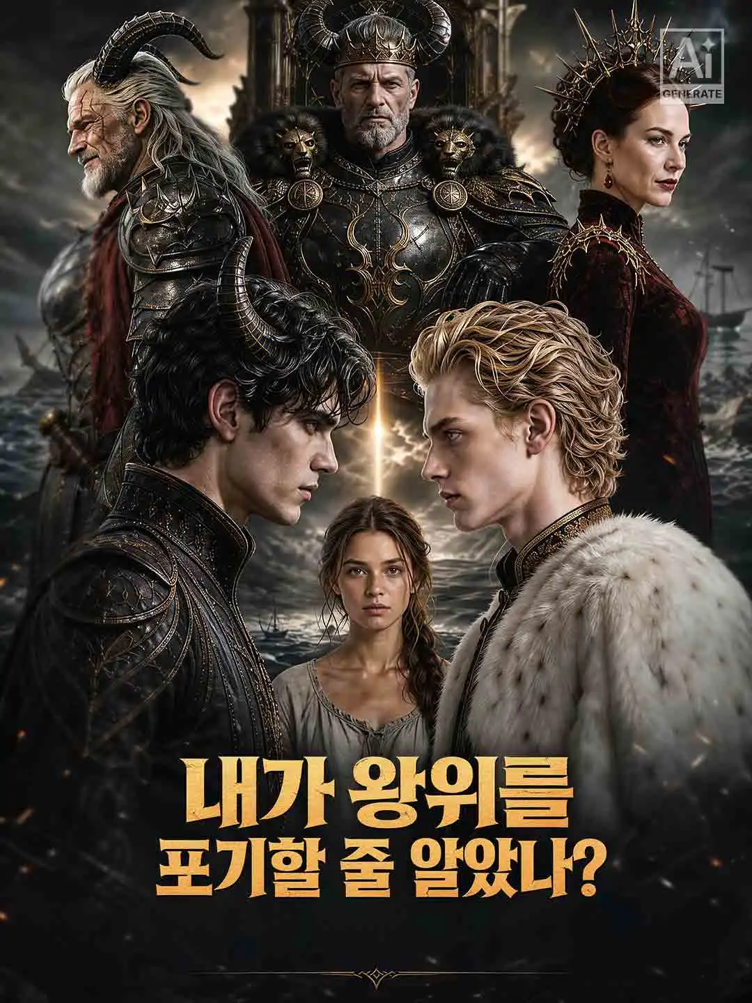 내가 왕위를 포기할 줄 알았나? short drama poster