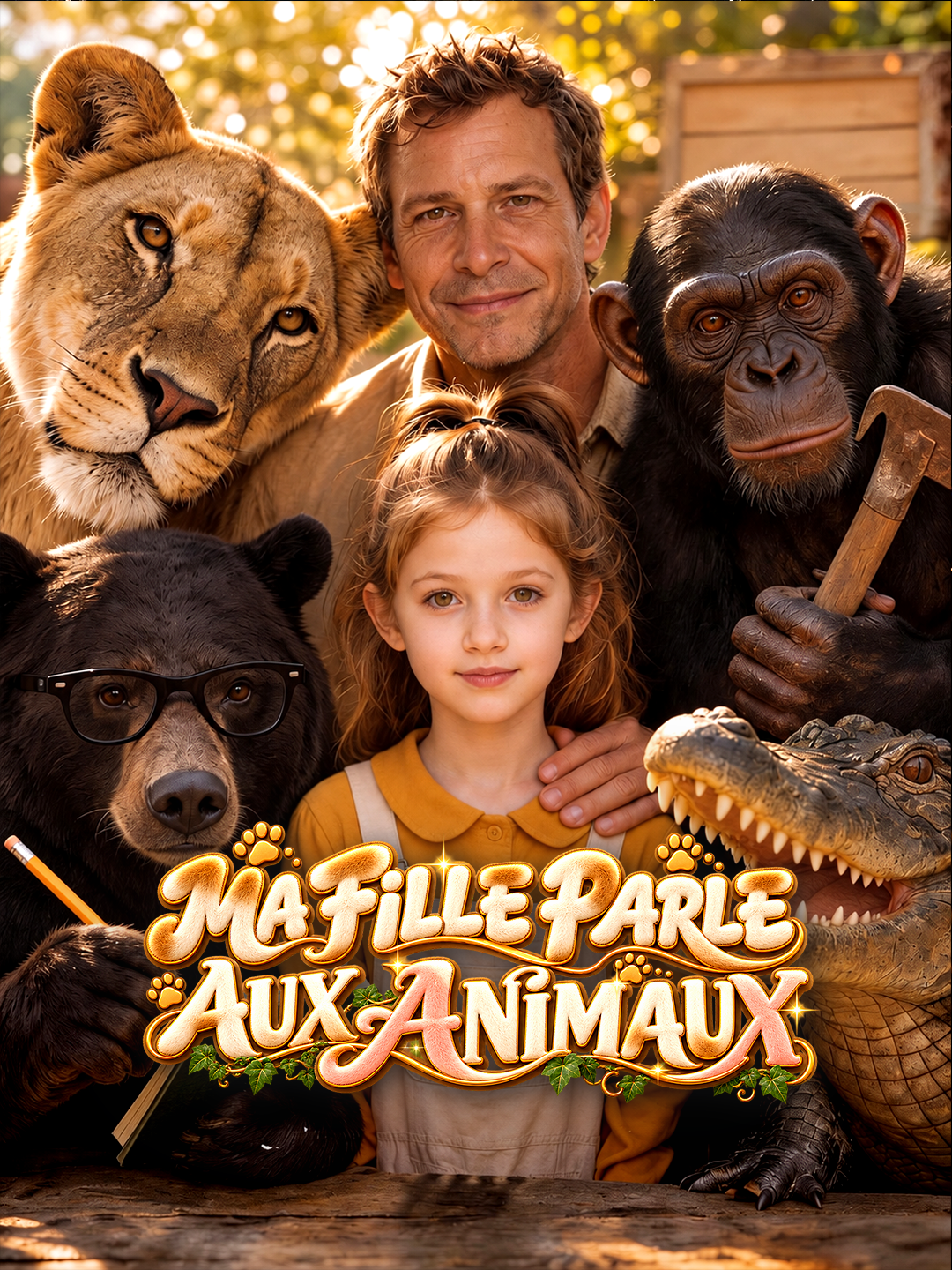 MA FILLE PARLE AUX ANIMAUX short drama poster