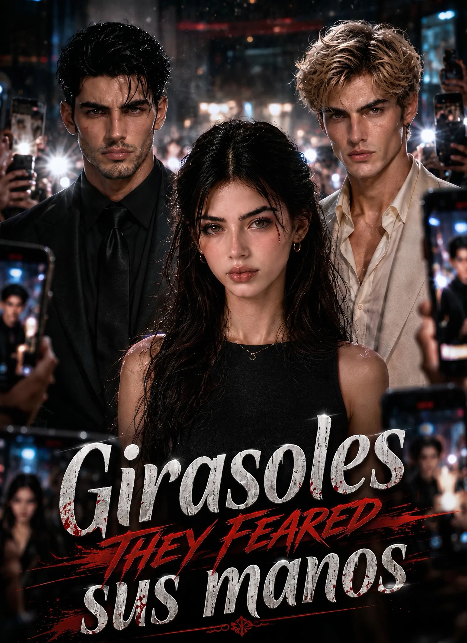 Girasoles en sus manos short drama poster