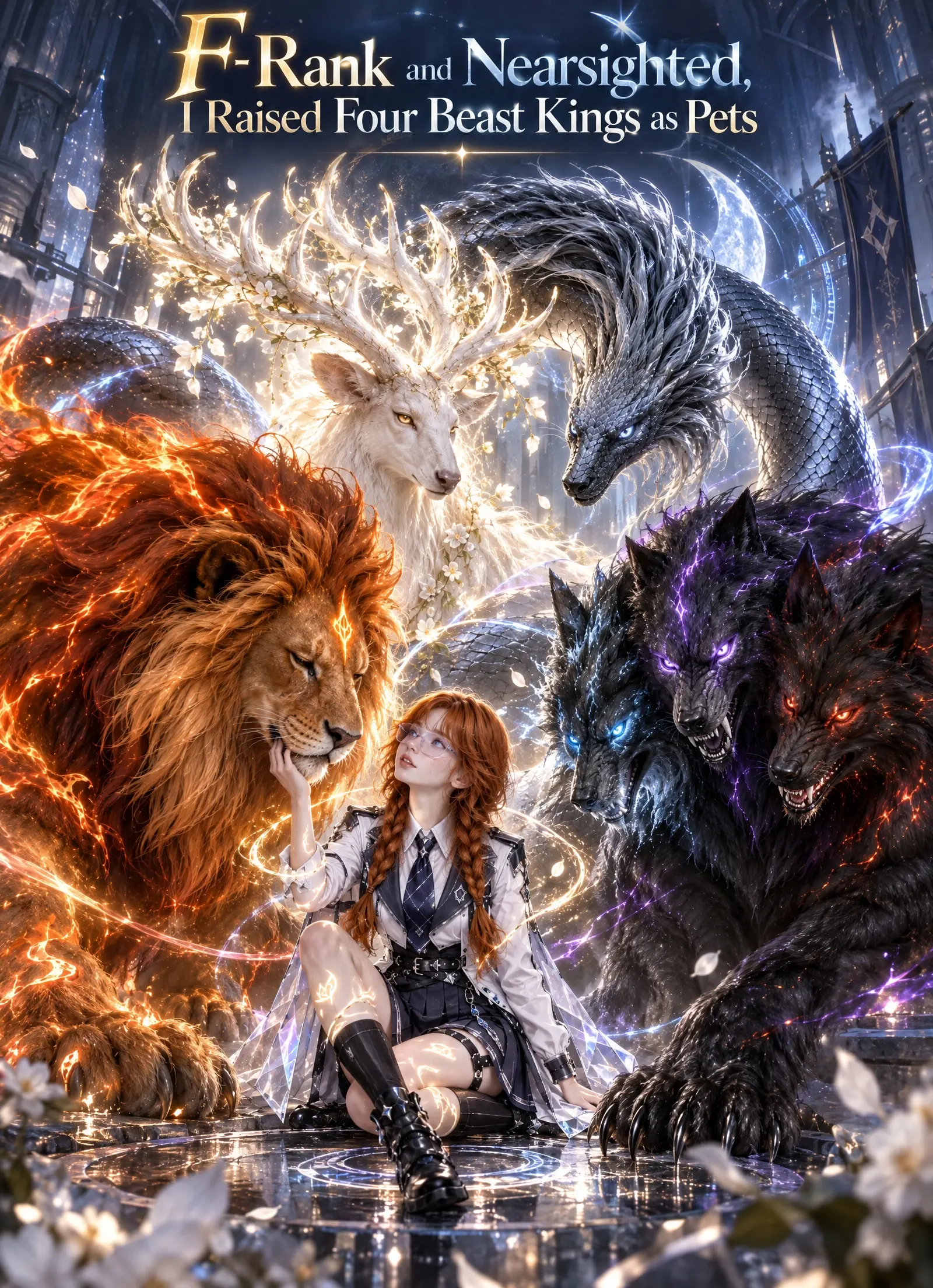 F-Rank and Nearsighted, I Raised Four Beast Kings as Pets short drama poster