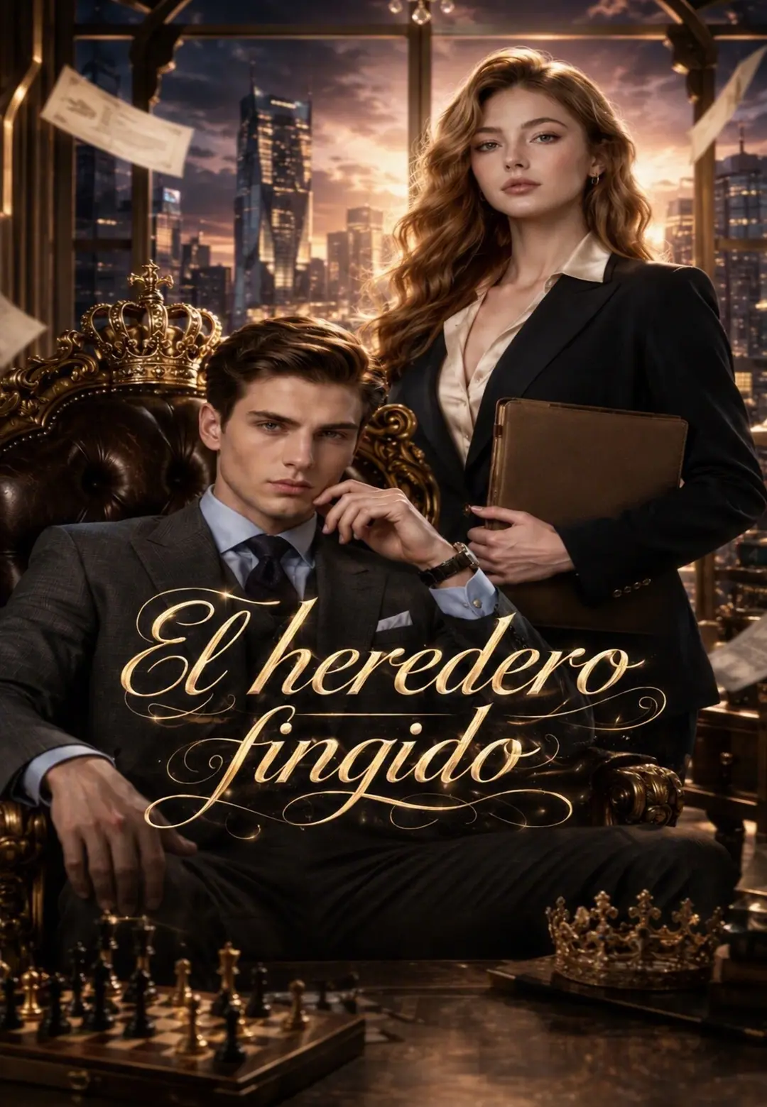 El heredero fingido short drama poster