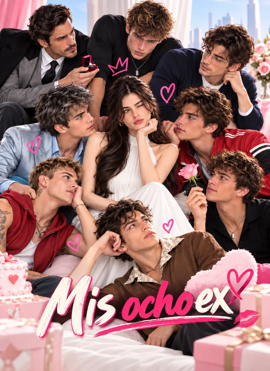Mis ocho ex short drama poster