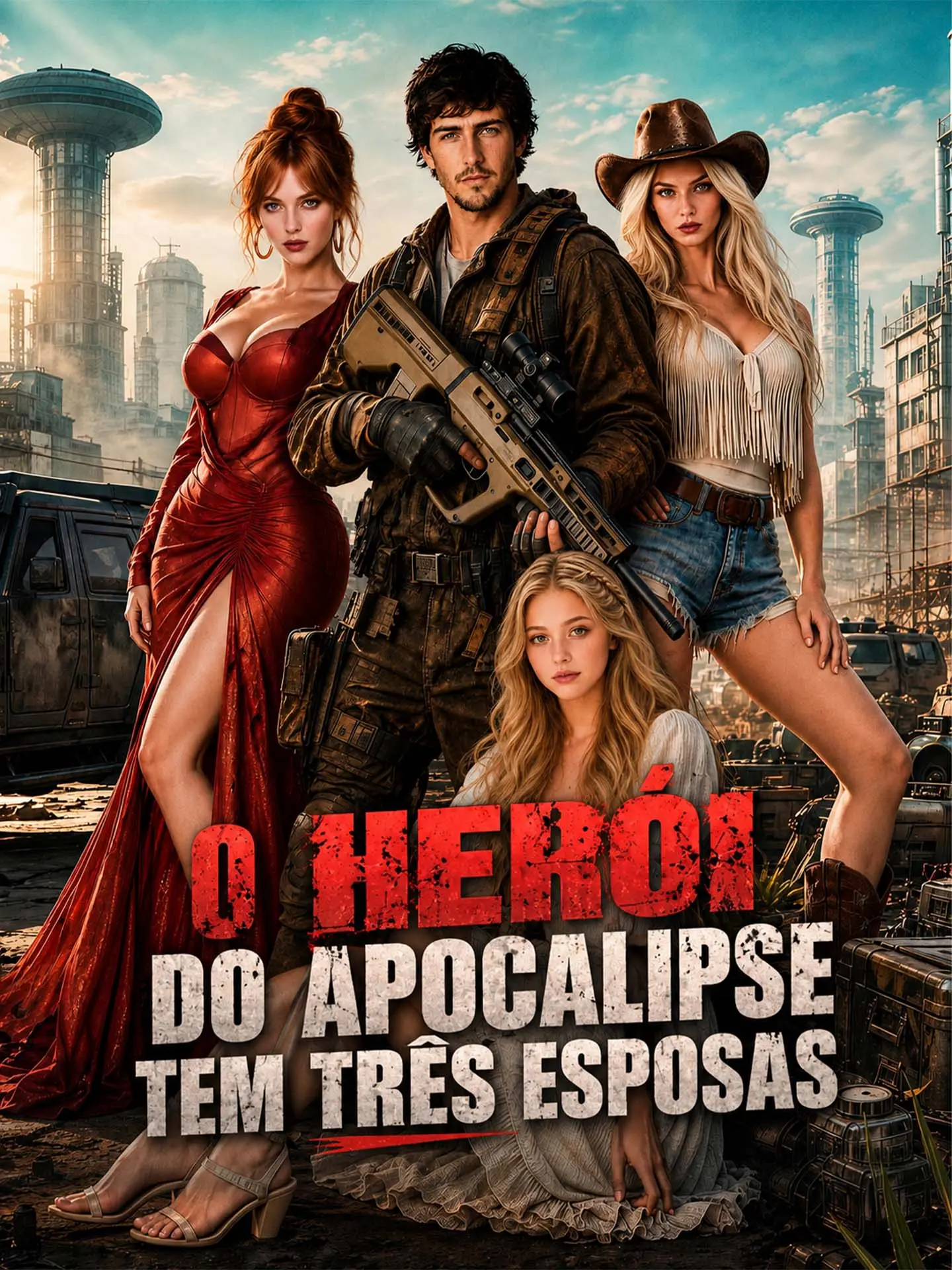 O Herói Do Apocalipse Tem Três Esposas short drama poster