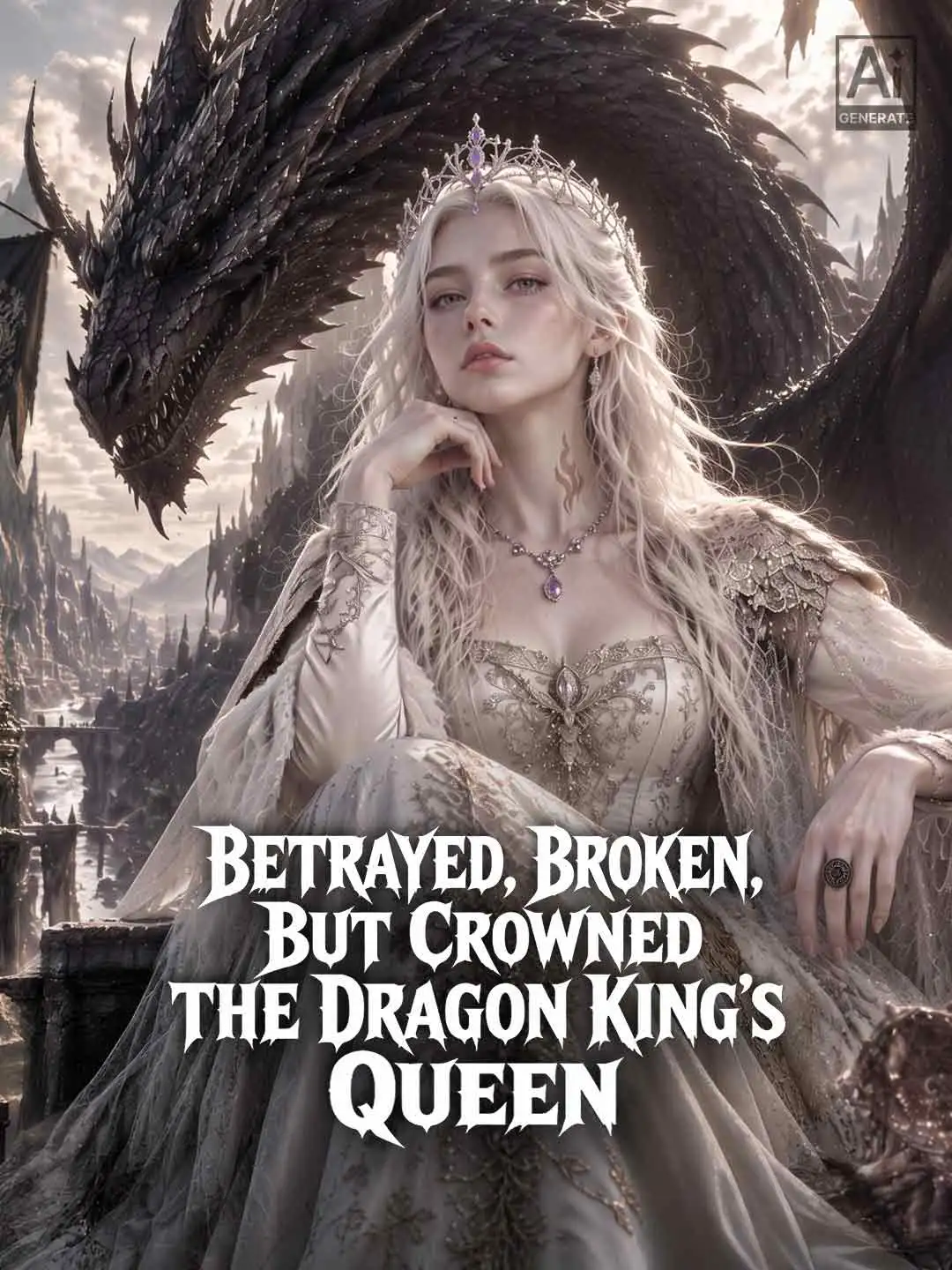 Betrayed, Broken, But Crowned the Dragon King's Queen short drama poster
