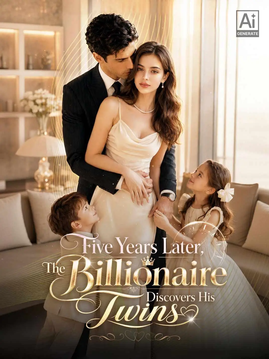 Five Years Later, The Billionaire Discovers His Twins short drama poster