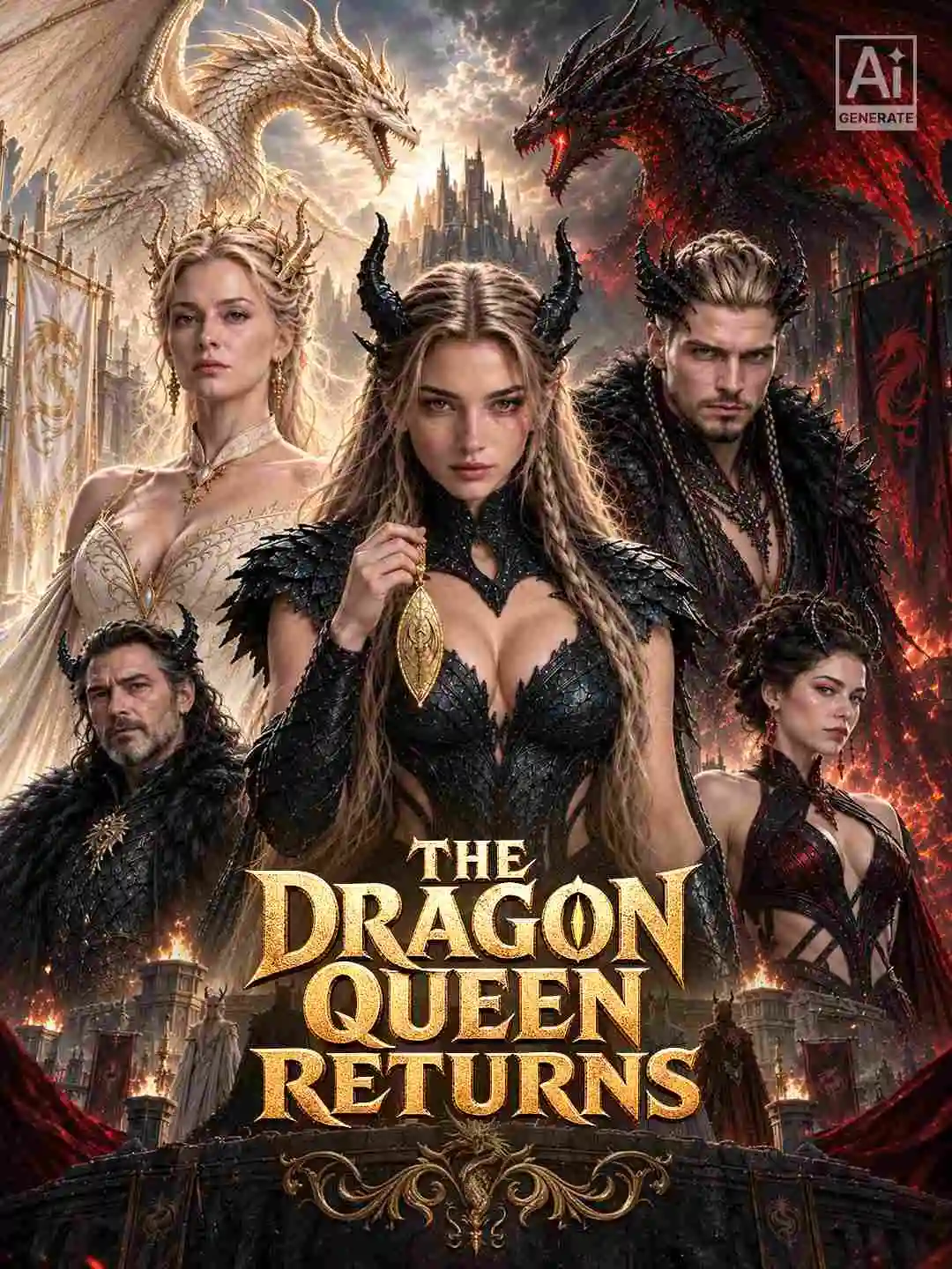 The Dragon Queen Returns short drama poster