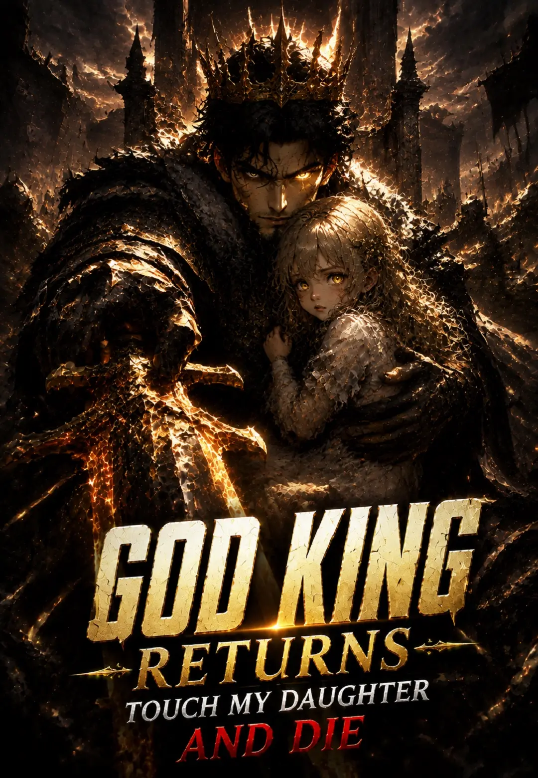 God King Returns Touch My Daughter and Die short drama poster