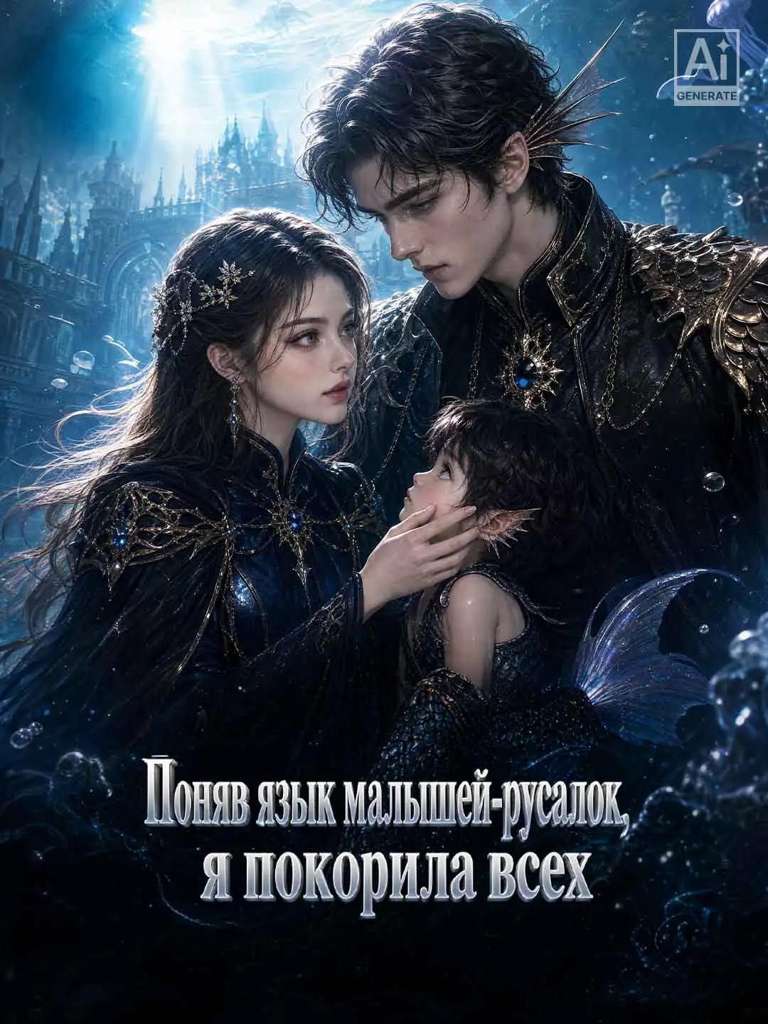 Поняв язык малышей-русалок, я покорила всех short drama poster