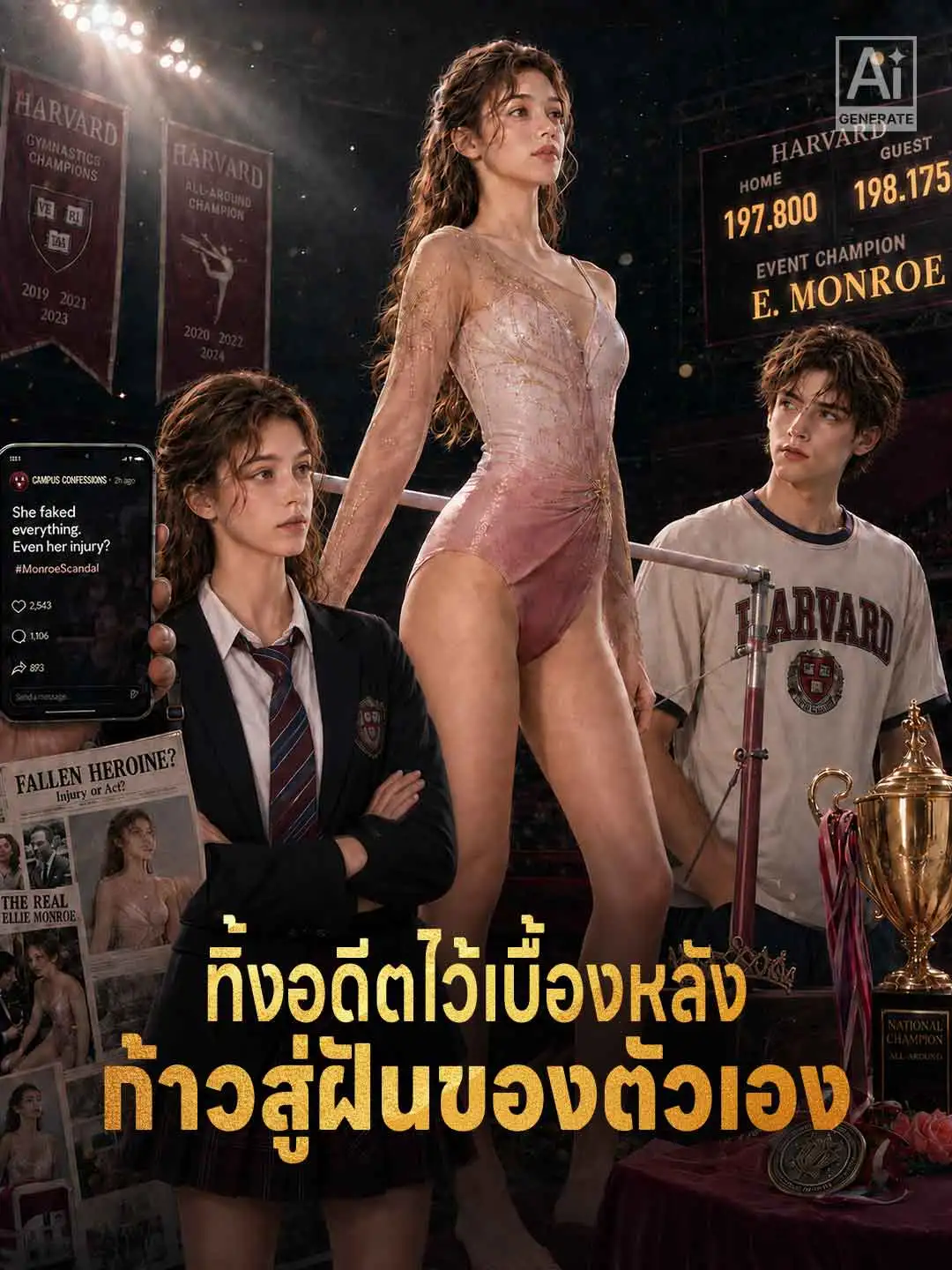 ทิ้งอดีตไว้เบื้องหลัง ก้าวสู่ฝันของตัวเอง short drama poster
