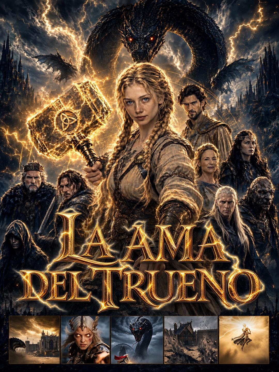 La ama del trueno short drama poster