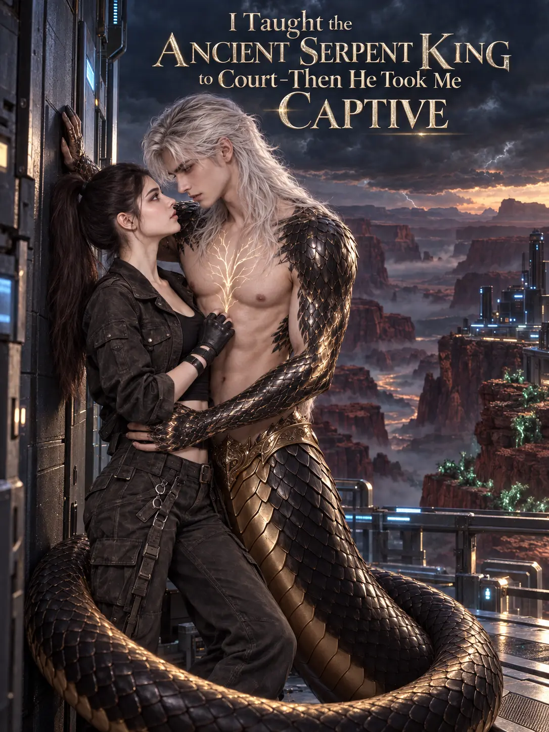 I Taught the Ancient Serpent King to Court—Then He Took Me Captive short drama poster