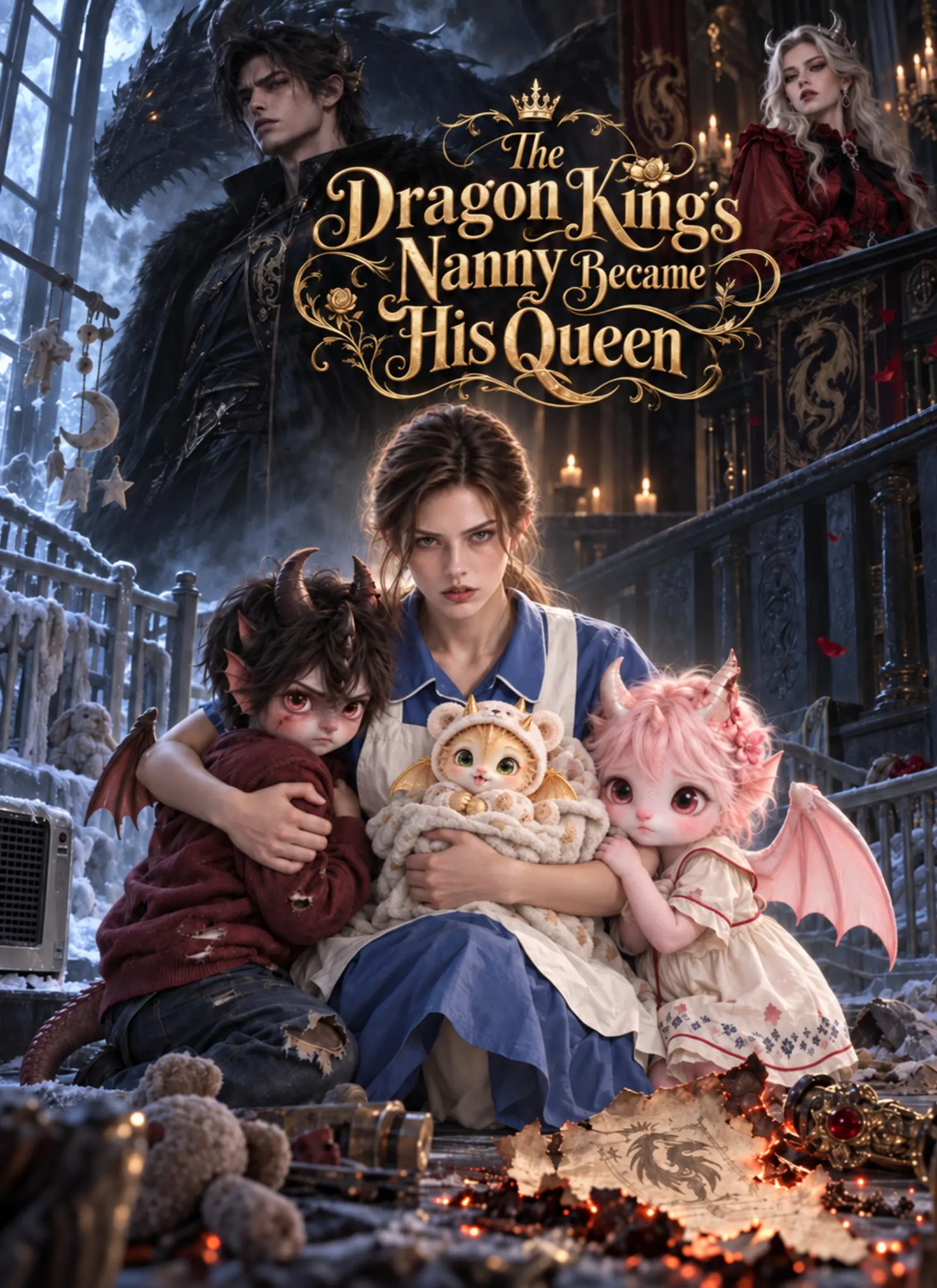 The Dragon King's Nanny Became His Queen short drama poster