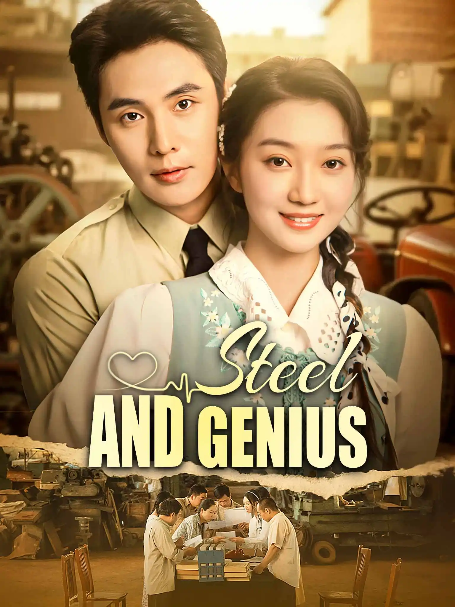 我！科研女神在五零修拖拉机 short drama poster