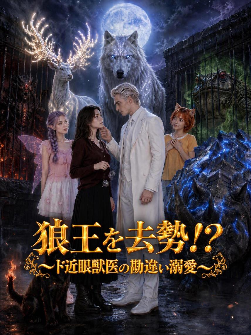 狼王を去勢！？～ド近眼獣医の勘違い溺愛～ short drama poster