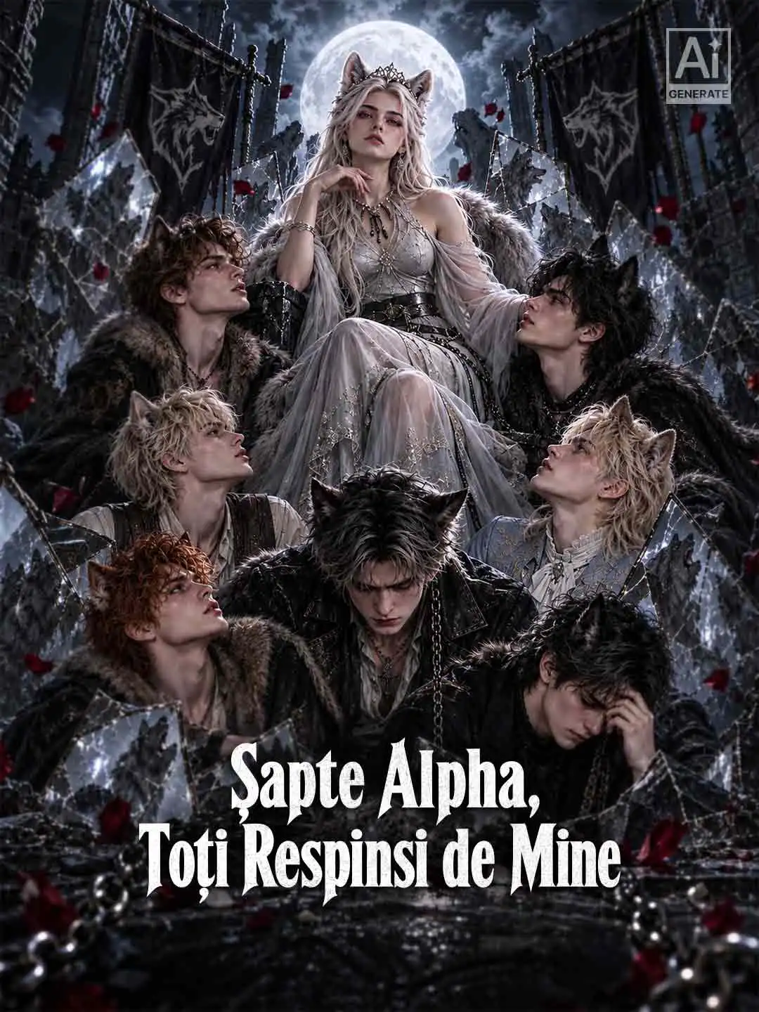 Șapte parteneri lupi Alpha, i-am respins pe toți short drama poster