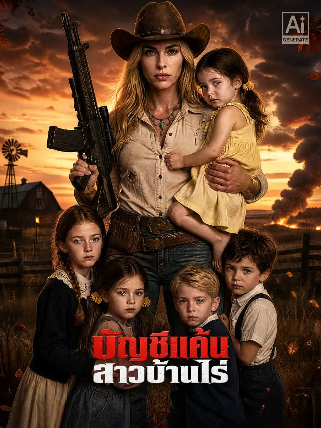 บัญชีแค้นสาวบ้านไร่ short drama poster