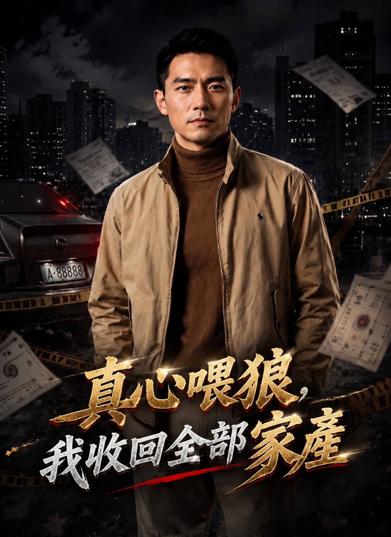 真心喂狼，我收回全部家產 short drama poster