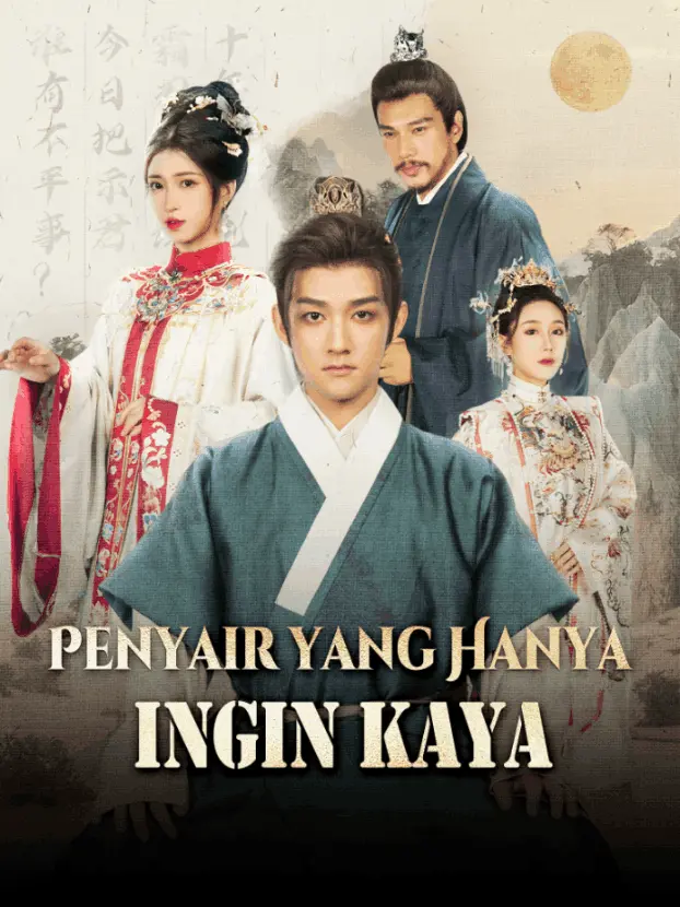 AI印尼配名诗三百镇诸国，我只想当富商 short drama poster