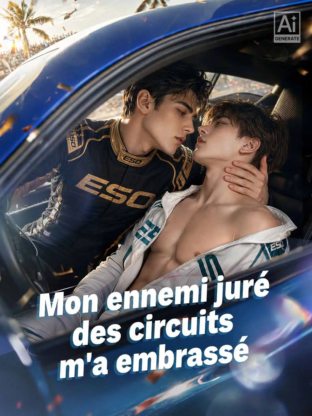 Mon ennemi juré des circuits m'a embrassé short drama poster