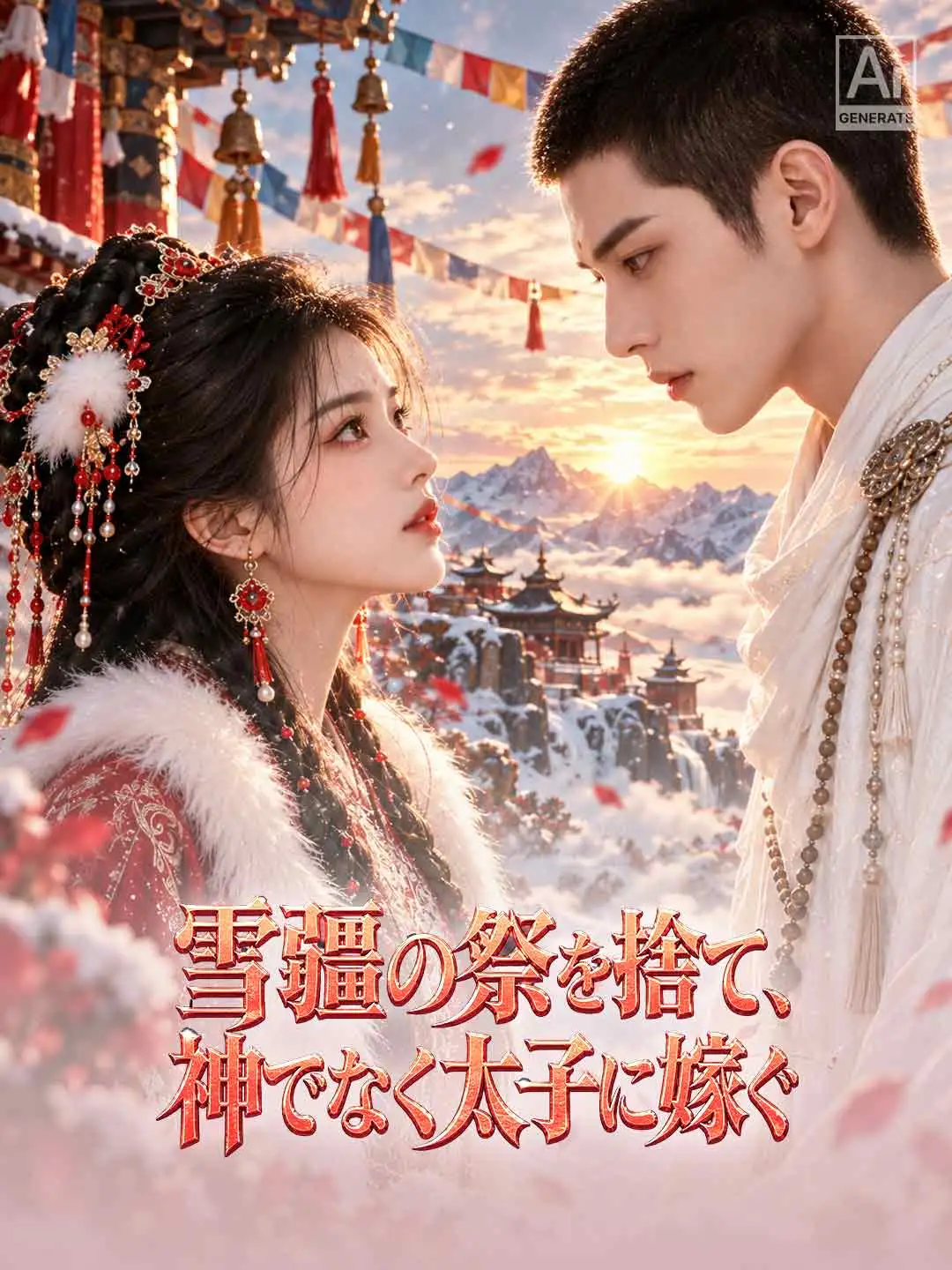 雪疆の祭を捨て、神でなく太子に嫁ぐ short drama poster