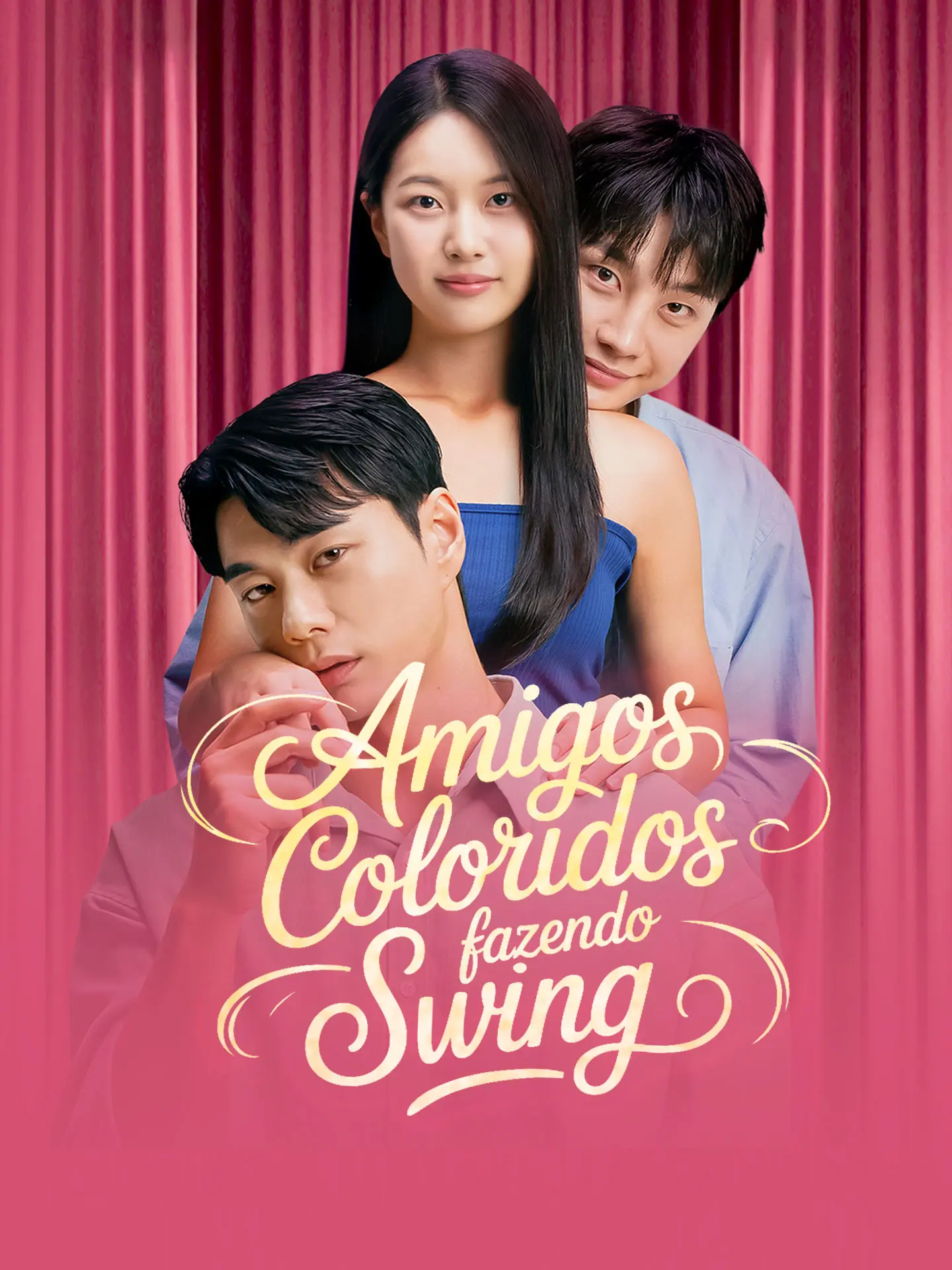 Amigos Coloridos Fazendo Swing short drama poster