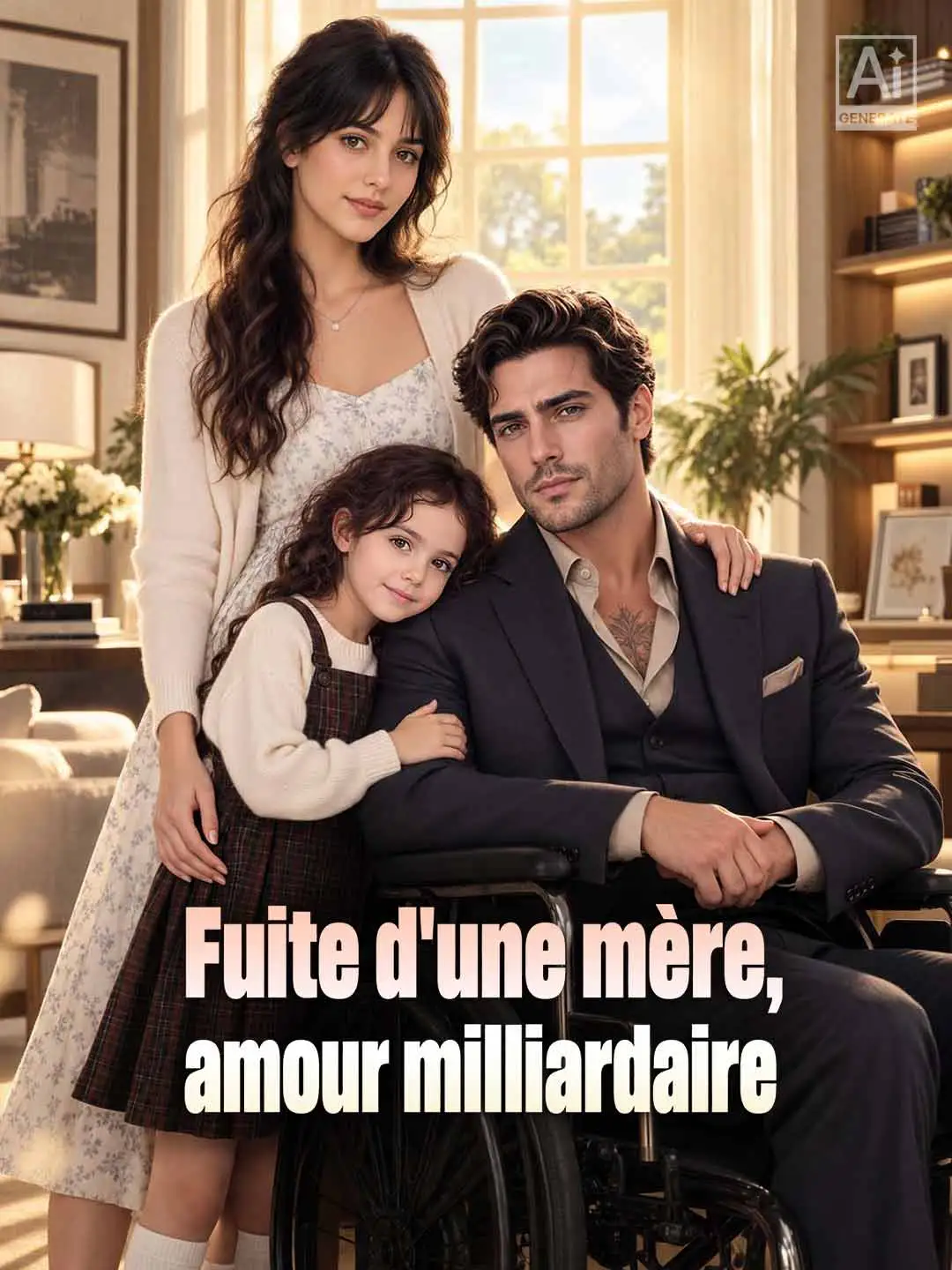Fuite d'une mère, amour milliardaire short drama poster
