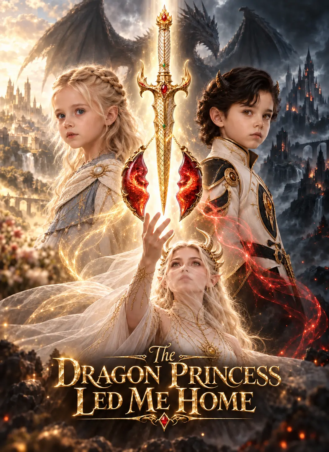 The Dragon Princess Led Me Home short drama poster