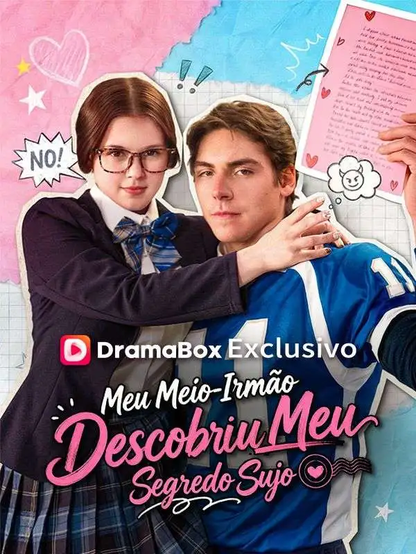 Meu Meio-Irmão Descobriu Meu Segredo Sujo (Dublado) short drama poster