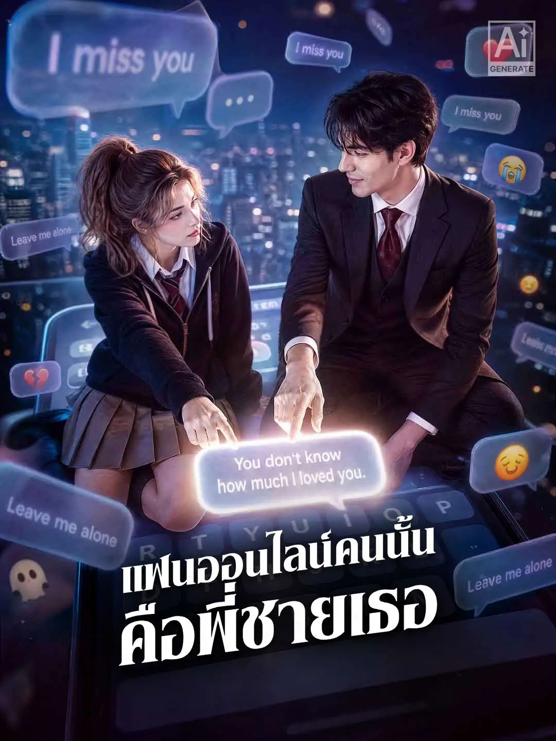 แฟนออนไลน์คนนั้นคือพี่ชายเธอ short drama poster