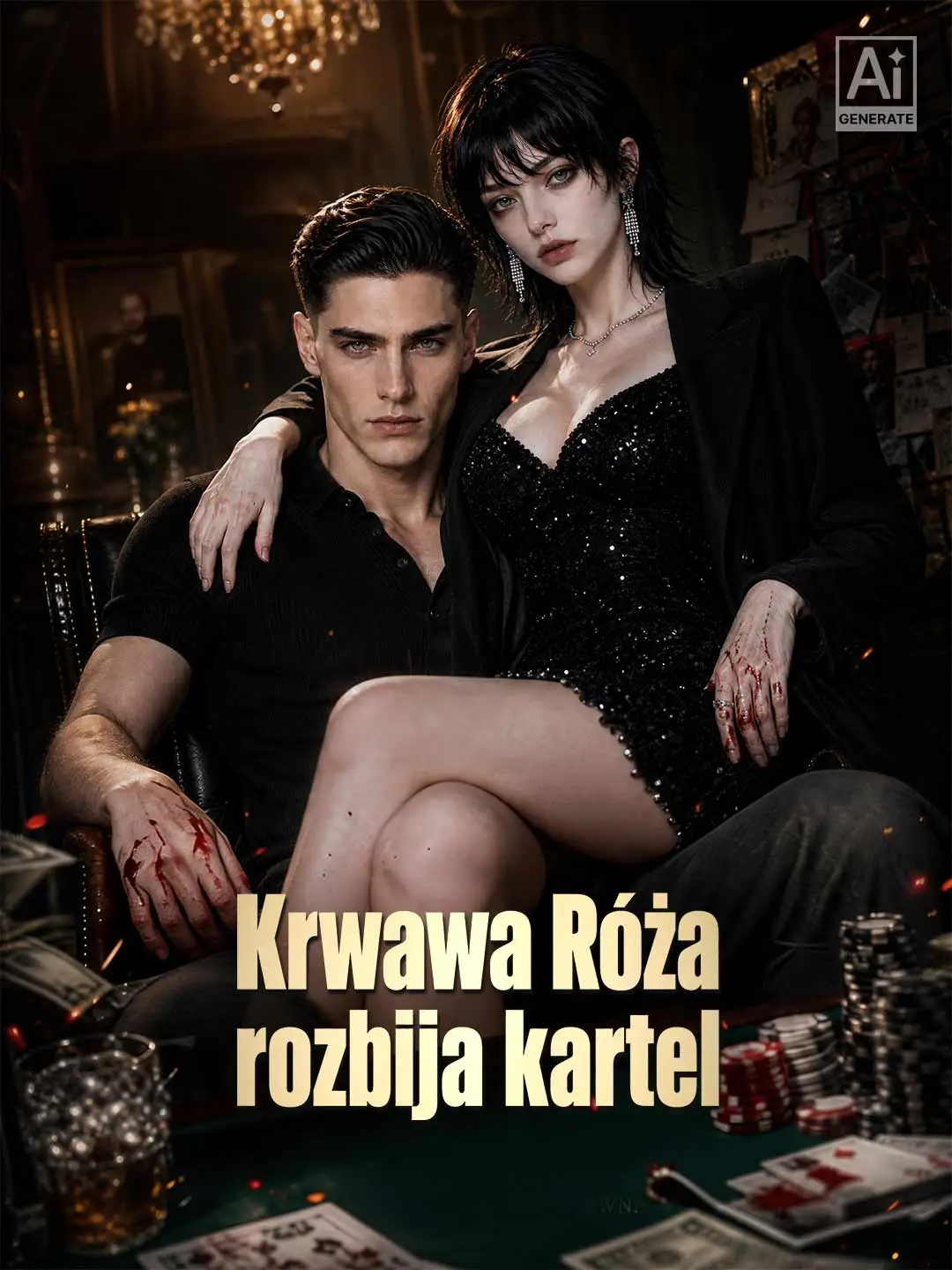 Krwawa Róża rozbija kartel short drama poster