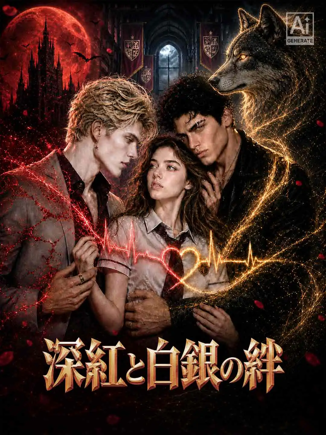 深紅と白銀の絆 short drama poster