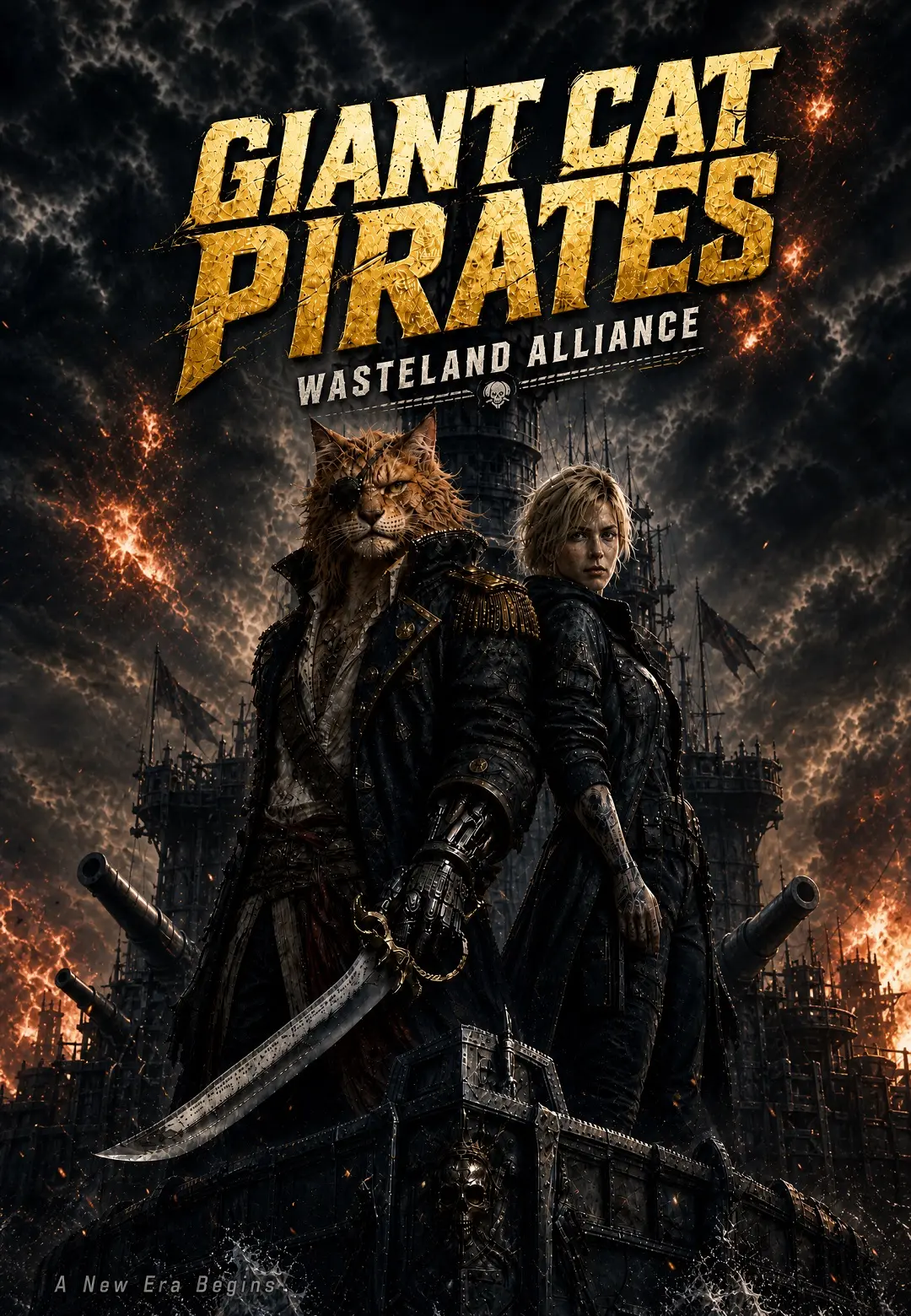 Giant Cat Pirates, Wasteland Alliance short drama poster