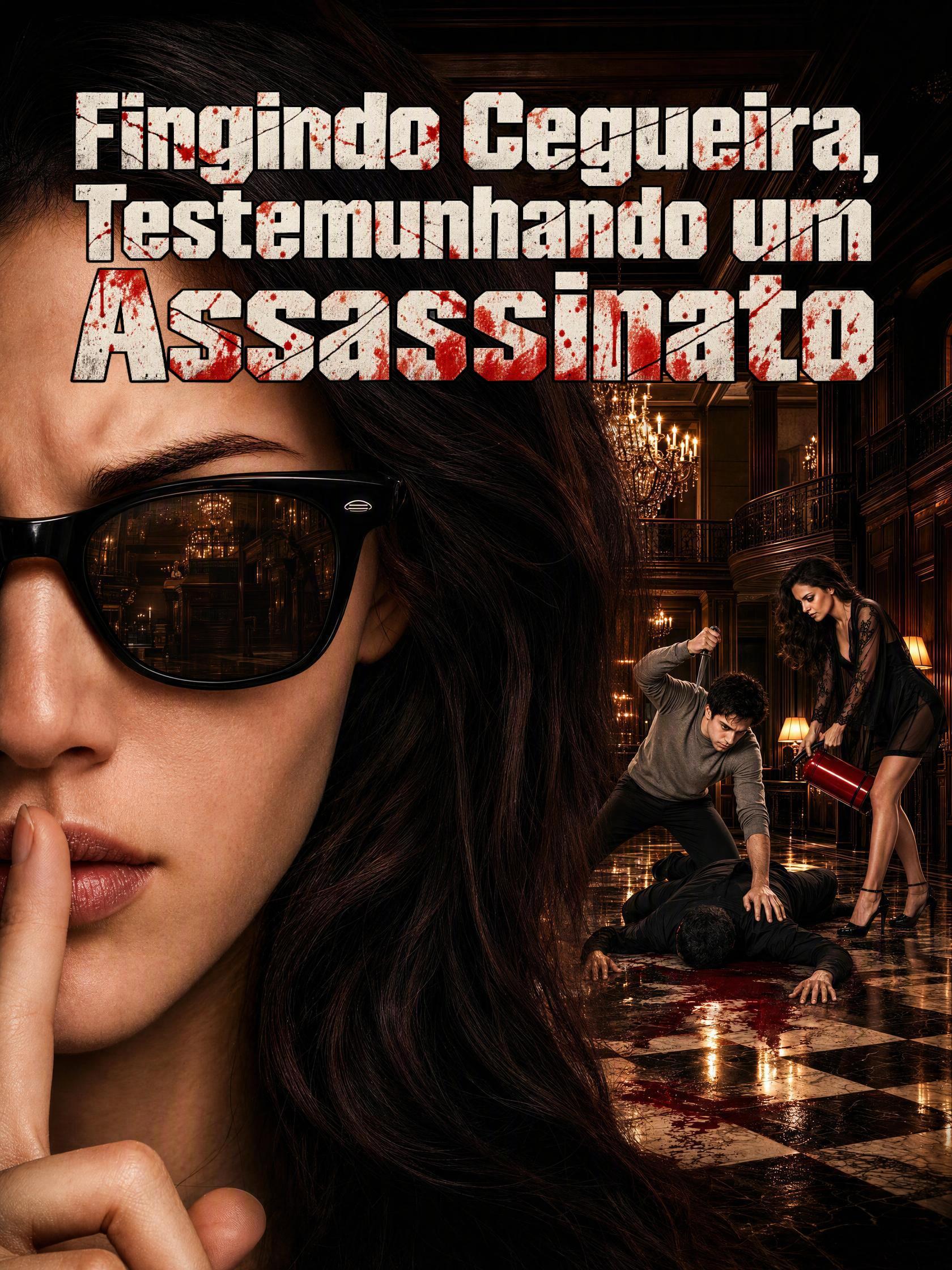 Fingindo Cegueira, Testemunhando um Assassinato short drama poster