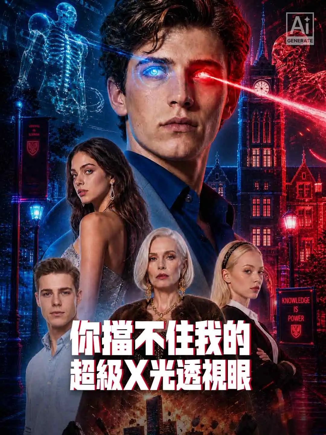 你擋不住我的超級X光透視眼 short drama poster