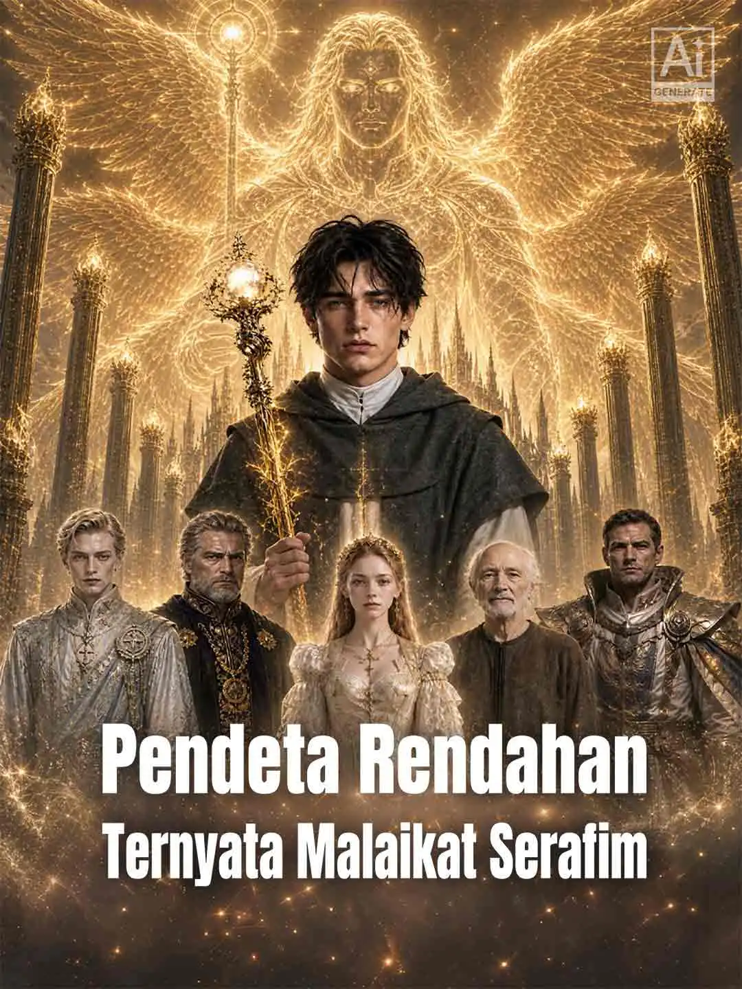 Pendeta Rendahan Ternyata Malaikat Serafim short drama poster