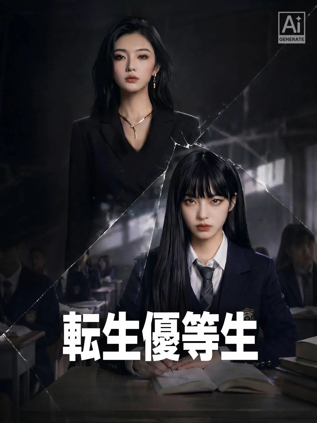 転生優等生 short drama poster