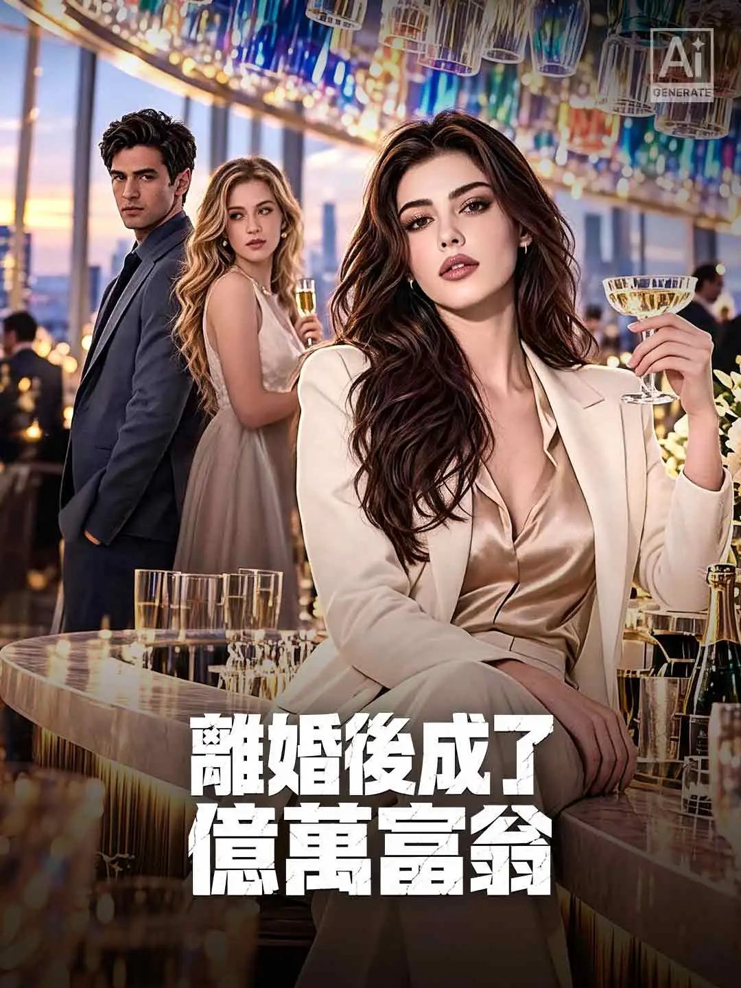 離婚後成了億萬富翁 short drama poster